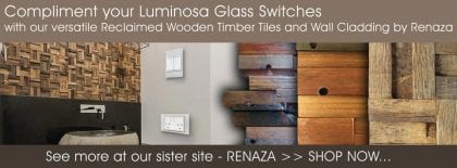 Renaza Tiles - Our sister site. Compliment your swithces with our versatile wooden wall cladding and tiles.